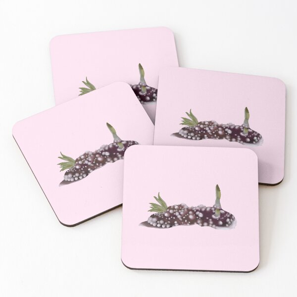 Item preview, Nudibranch - sea slug - Goniobranchus Geometricus - rose designed and sold by Poulpimousse.