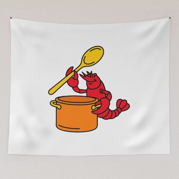 Item preview, Red Lobster Cooking Pot Scene designed and sold by AbanoubStore.