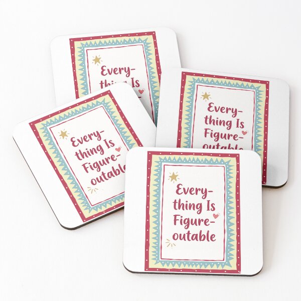 Item preview, Everything Is Figure-Outable Inspirational Quote Problem Solver Mindset designed and sold by RetroMini2026.