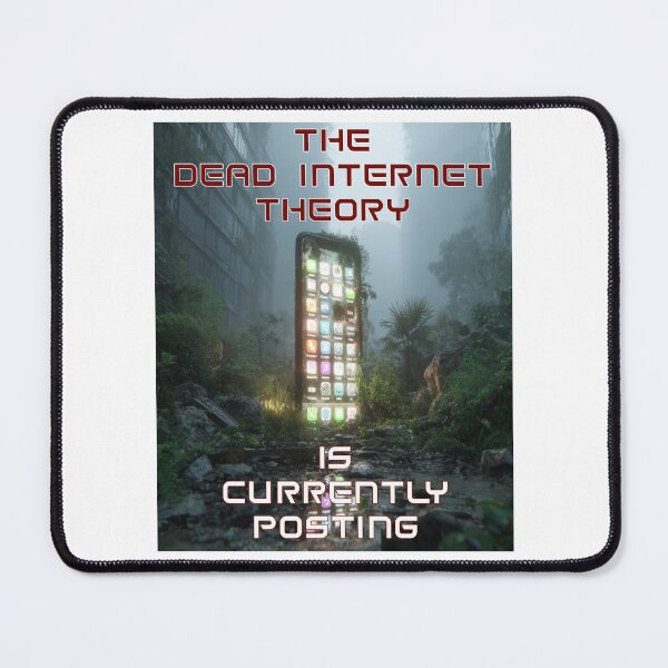 Item preview, Dead Internet Theory Dystopian Art | Synthetic Humanity Digital Nightmare designed and sold by Ignorant-Artist.