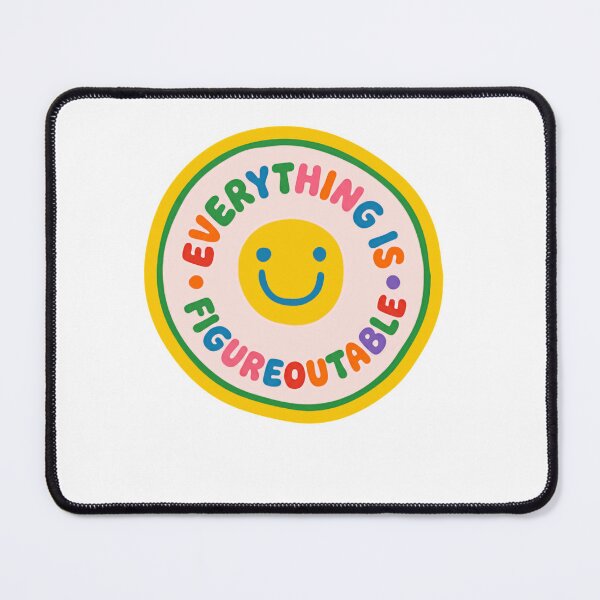 Item preview, Everything Is Figureoutable Motivational Mindset Affirmation designed and sold by RetroMini2026.