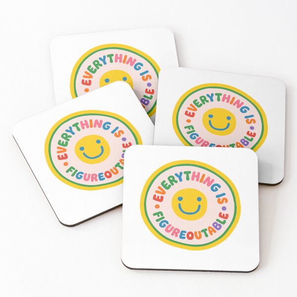Item preview, Everything Is Figureoutable Motivational Mindset Affirmation designed and sold by RetroMini2026.