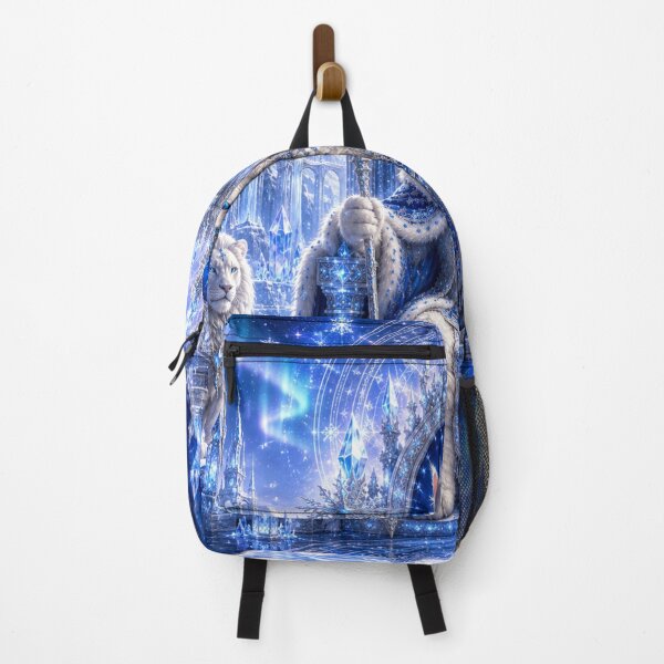 Item preview, Future Dream Escapes Celestial Frost King Ice Throne Fantasy Art designed and sold by Mindworx21.
