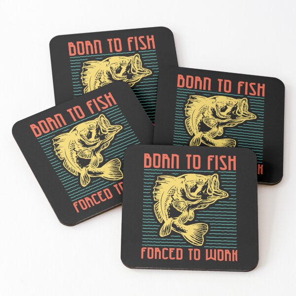 Item preview, Born to Fish Forced to Work designed and sold by EichStore.