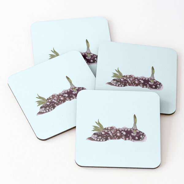 Item preview, Nudibranch - sea slug - Goniobranchus Geometricus - blue designed and sold by Poulpimousse.
