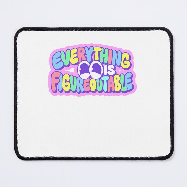 Item preview, Everything Is Figureoutable Motivational Quote Positive Mindset designed and sold by RetroMini2026.