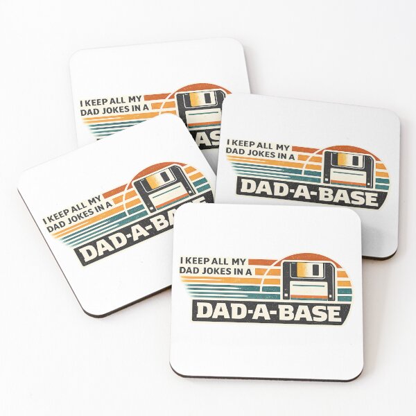 Item preview, Dad Jokes Dad-A-Base Floppy Disk Tech Pun designed and sold by chattsuede.