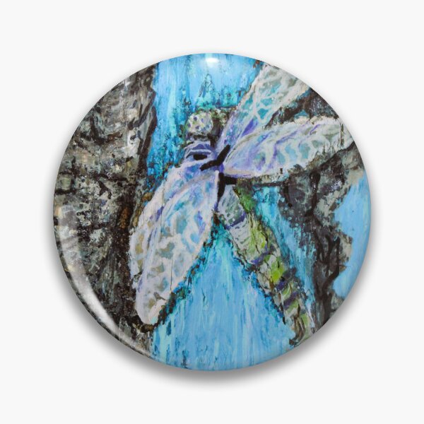 Item preview, Dragonfly Perched On Tree Bark designed and sold by Cynthia48.