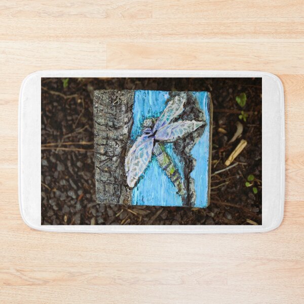 Item preview, Dragonfly Perched On Tree Bark designed and sold by Cynthia48.