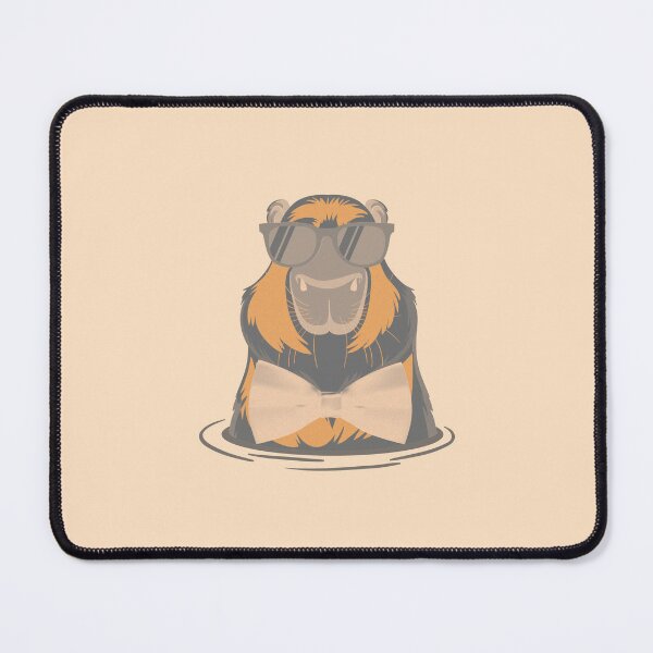 Item preview, Cute Capybara Mood Chalk Style Illustration designed and sold by KINKDesign.