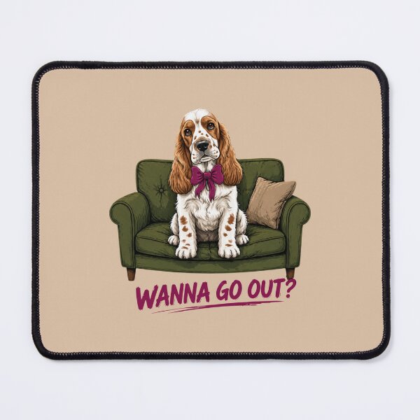 Item preview, Wanna Go Out? – Cute Dog on Couch T-Shirt designed and sold by Aimetoi.