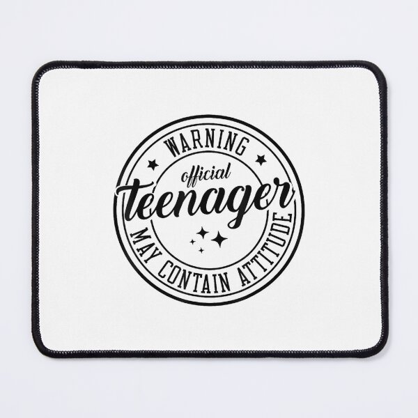 Item preview, Warning Official Teenager May Contain Attitude 13th Birthday designed and sold by JanetteNWillis.