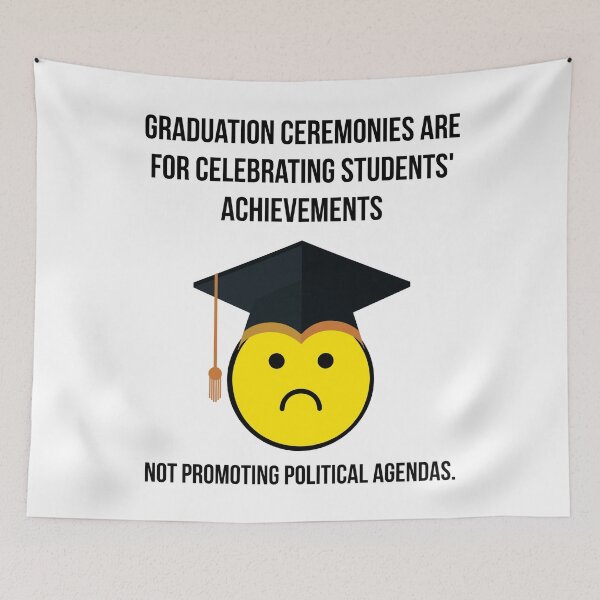 Item preview, Graduation isn’t for pushing political agendas  designed and sold by Rachel the Artist .