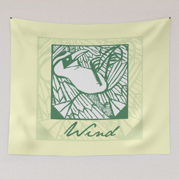 Item preview, Animal element wind bird designed and sold by Konopikyu.