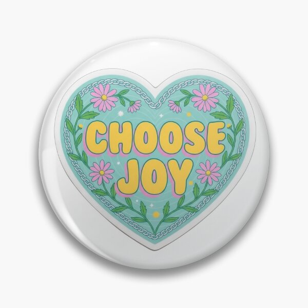 Item preview, Floral Heart Choose Joy Aesthetic Sticker designed and sold by aashcreat.