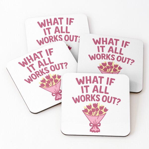 Item preview, What If It All Works Out Positive Mindset Encouragement Optimist Gift designed and sold by RetroMini2026.