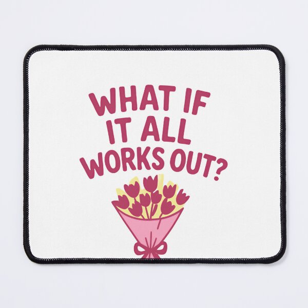 Item preview, What If It All Works Out Positive Mindset Encouragement Optimist Gift designed and sold by RetroMini2026.
