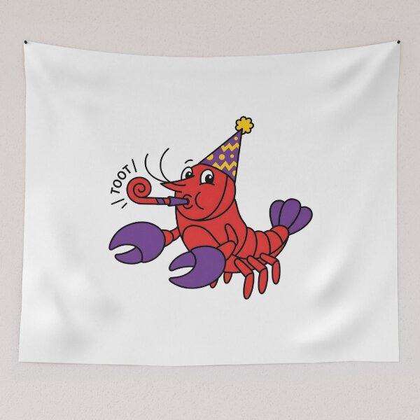 Item preview, Party Crawfish with Horn Hat designed and sold by AbanoubStore.