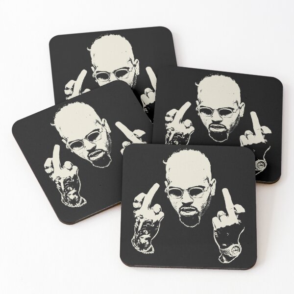 Item preview, Chris Brown Vintage Design Finger Up designed and sold by LiuTiuuu.