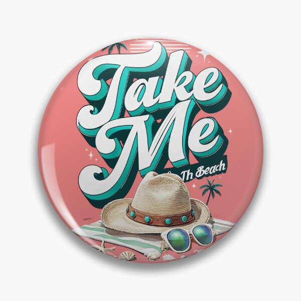 Item preview, Take Me To The Beach Retro Coastal Design designed and sold by The Salted Lime Cape Cod .