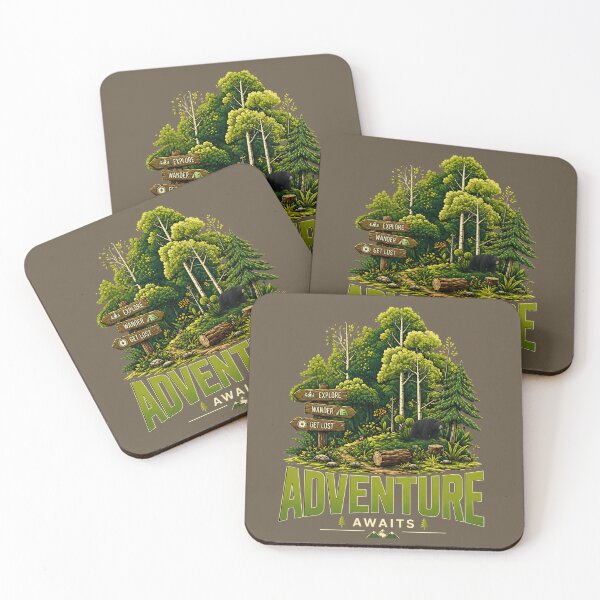 Item preview, Adventure Awaits Forest Nature Hiking Outdoor Shirt designed and sold by Aimetoi.