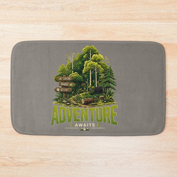 Item preview, Adventure Awaits Forest Nature Hiking Outdoor Shirt designed and sold by Aimetoi.