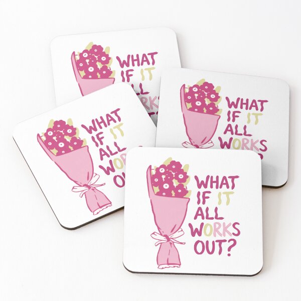 Item preview, What If It All Works Out? Optimism Future Hope Quote designed and sold by RetroMini2026.