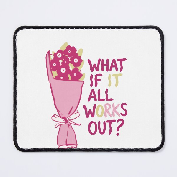 Item preview, What If It All Works Out? Optimism Future Hope Quote designed and sold by RetroMini2026.