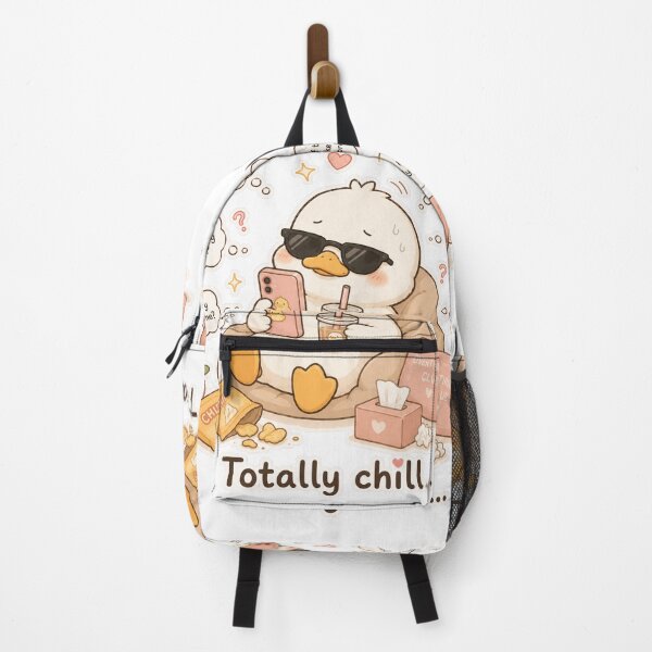 Item preview, Cute Duck Totally Chill Overthinking Mood designed and sold by Sadia Jannat.