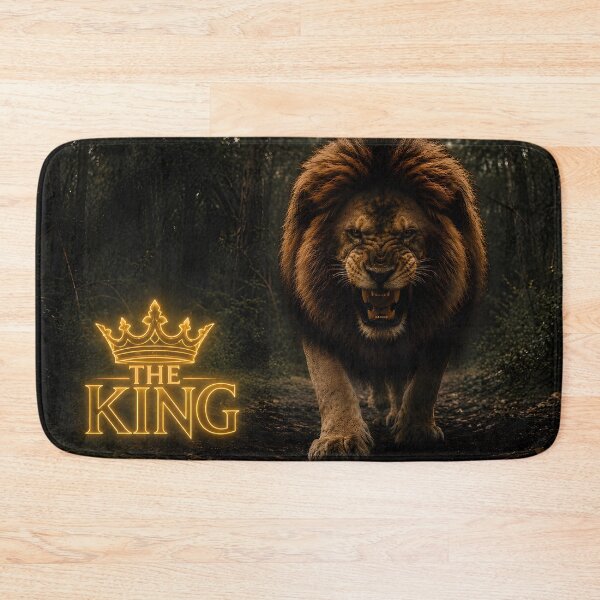 Item preview, The King Lion 5D Art – Majestic Roaring Lion with Neon Crown | Powerful Wildlife Statement Design designed and sold by Imagetore.