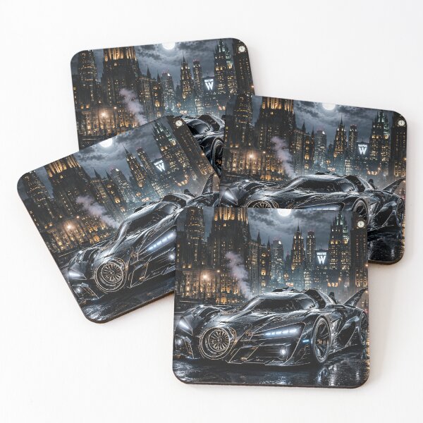 Item preview, Shadow Night Rider – Futuristic Dark Muscle Car Cyberpunk Edition designed and sold by GARAPROMOCIONES.