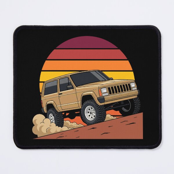 Item preview, Cherokee XJ Retro Sunset 2-Door - Gold Off-Road 4x4 designed and sold by Off-Road-Zone.