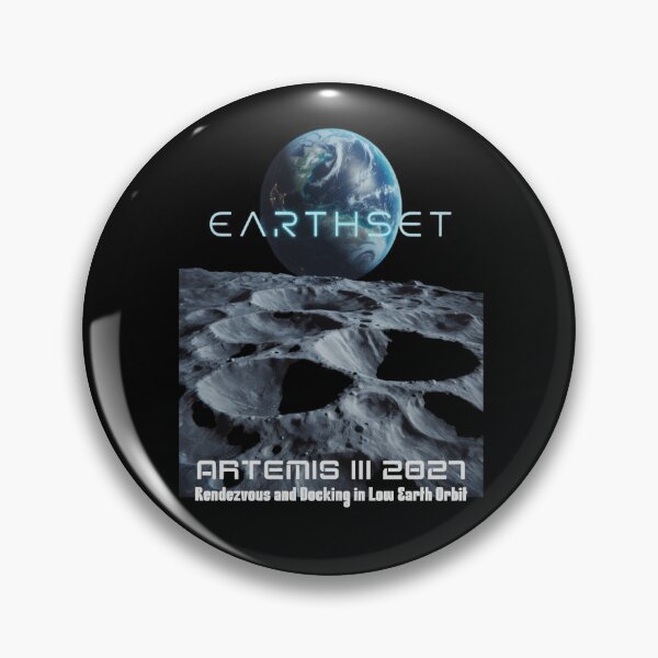 Item preview, Artemis 3 - low earth orbit - moon mission - crewed mission - spaceflight - astronaut - crewed lunar flyby - rocket - spacecraft - capsule - orbit - exploration - lunar - moon lover  designed and sold by JansenGS.