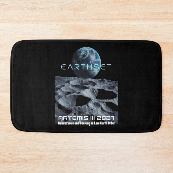 Item preview, Artemis 3 - low earth orbit - moon mission - crewed mission - spaceflight - astronaut - crewed lunar flyby - rocket - spacecraft - capsule - orbit - exploration - lunar - moon lover  designed and sold by JansenGS.