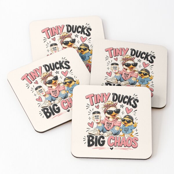Item preview, Tiny Ducks Big Chaos Funny Cute Meme Quote designed and sold by ILYASSE1.