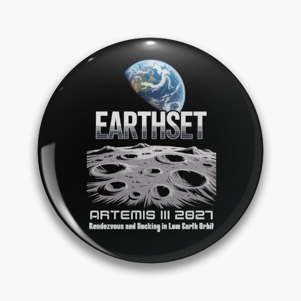 Item preview, Artemis 3 - low earth orbit - moon mission - crewed mission - spaceflight - astronaut - crewed lunar flyby - rocket - spacecraft - capsule - orbit - exploration - lunar - moon lover  designed and sold by JansenGS.