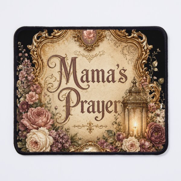 Item preview, Mama’s Prayer Vintage Floral Faith Design designed and sold by NaphDesigns.