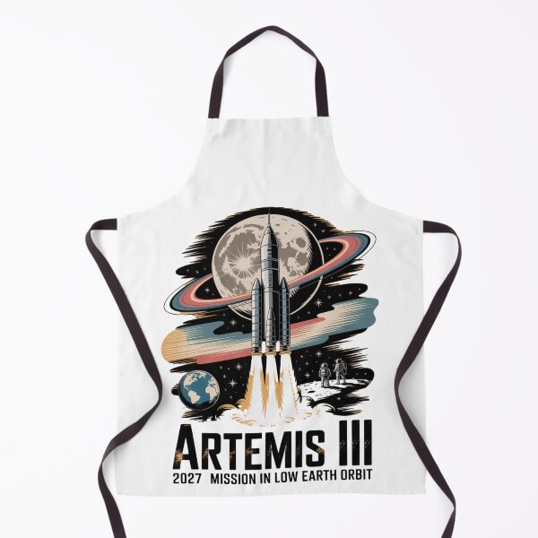 Item preview, Artemis 3 - low earth orbit - moon mission - crewed mission - spaceflight - astronaut - crewed lunar flyby - rocket - spacecraft - capsule - orbit - exploration - lunar - moon lover  designed and sold by JansenGS.