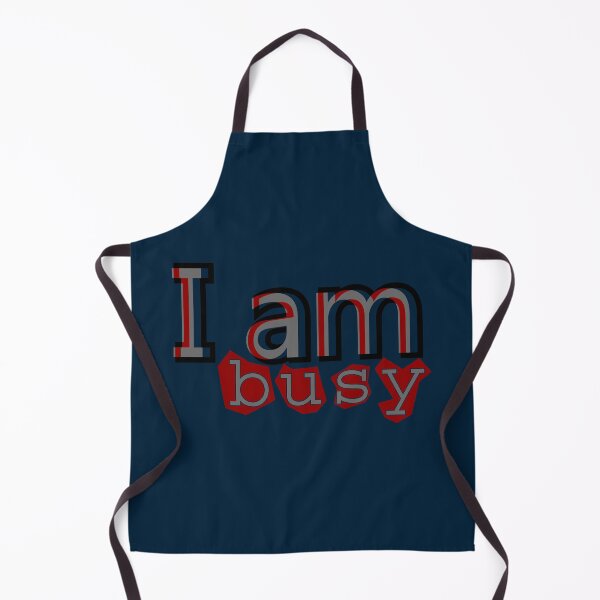 Item preview, I Am Busy - Glitch Effect Typography Relatable Quote designed and sold by Ihor Ivanov.