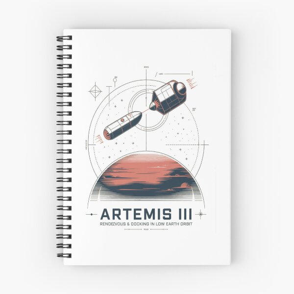 Item preview, Artemis 3 - órbita terrestre baja - misión lunar - misión tripulada - vuelo espacial - astronauta - sobrevuelo lunar tripulado - cohete - nave espacial - cápsula - órbita - exploración - lunar - amante de la luna designed and sold by JansenGS.