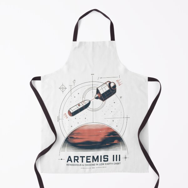 Item preview, Artemis 3 - low earth orbit - moon mission - crewed mission - spaceflight - astronaut - crewed lunar flyby - rocket - spacecraft - capsule - orbit - exploration - lunar - moon lover  designed and sold by JansenGS.