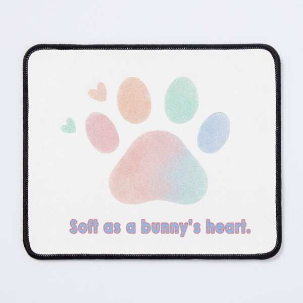 Item preview, Soft as a Bunny’s Heart – Pastel Paw Print designed and sold by Herzbaumatelier.