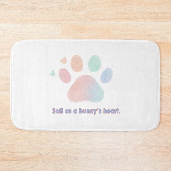 Item preview, Soft as a Bunny’s Heart – Pastel Paw Print designed and sold by Herzbaumatelier.