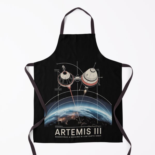 Item preview, Artemis 3 - low earth orbit - moon mission - crewed mission - spaceflight - astronaut - crewed lunar flyby - rocket - spacecraft - capsule - orbit - exploration - lunar - moon lover  designed and sold by JansenGS.