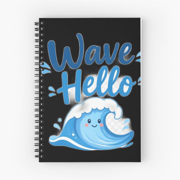 Item preview, Wave Hello Beach Quote designed and sold by SVARCreations.
