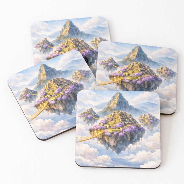 Item preview, Above the Clouds Floating Sky City designed and sold by MIArt Studio.