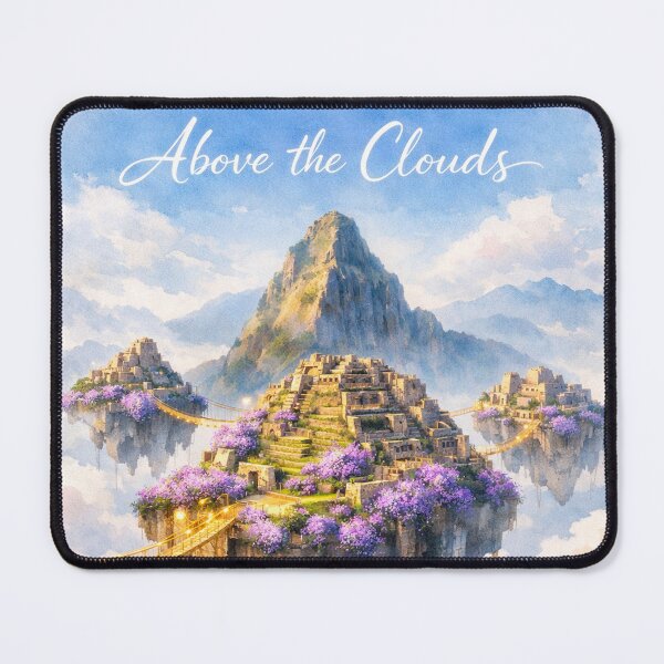 Item preview, Above the Clouds Floating Sky City designed and sold by MIArt Studio.