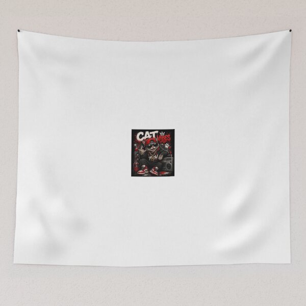 Item preview, Cat Vibes – Urban Hip Hop Street Art designed and sold by Kadi Art Haven .
