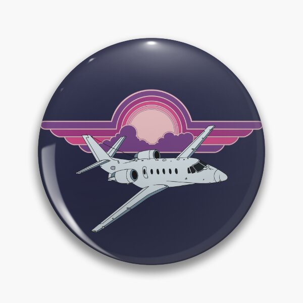 Item preview, Cessna Citation Jet Pilot Wings Aviation Design designed and sold by skye-studio.