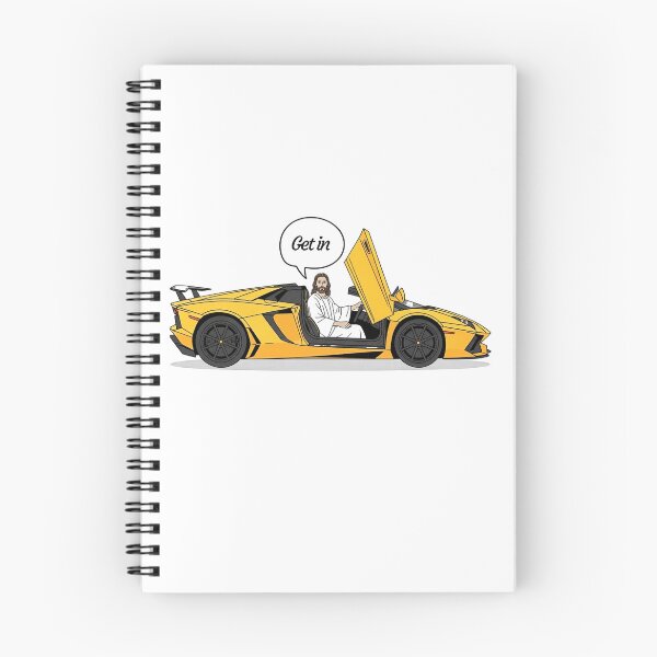 Item preview, Christ Says to Get In — Lambo Jesus Funny Graphic Art designed and sold by Alt Christian.